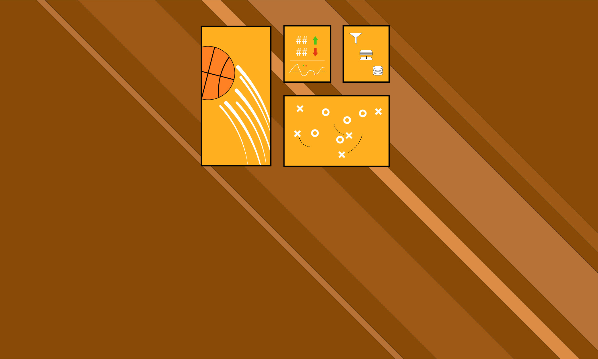 Basketball Dashboard Graphic