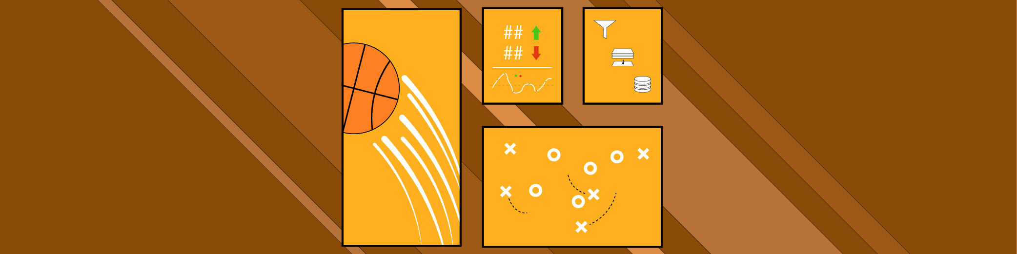 Basketball Dashboard Graphic