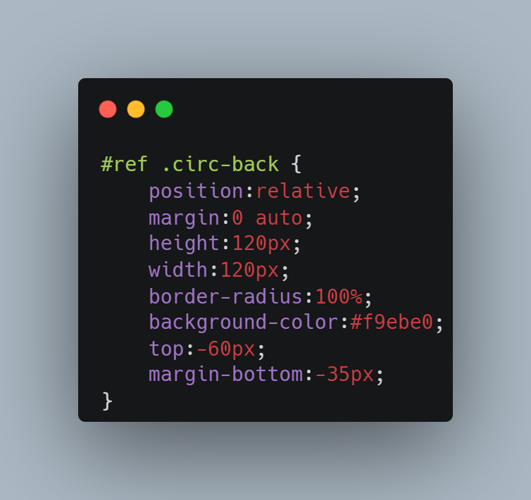 CSS Code for Postion Adjustment