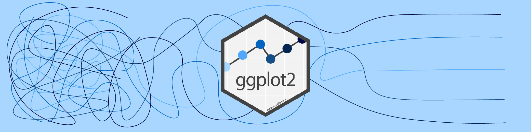 ggplot2 Hexagon Icon