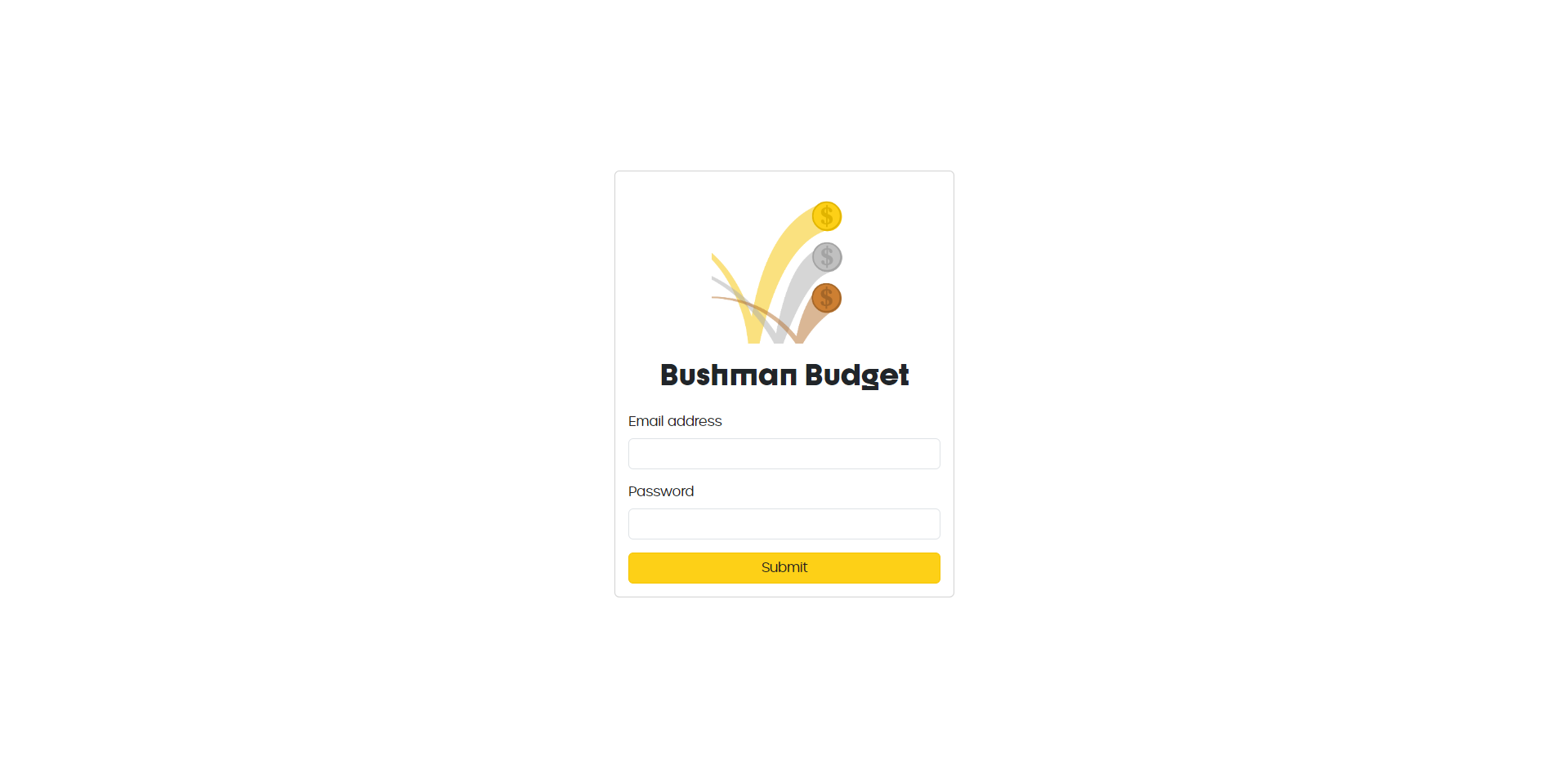 Sign-in page
